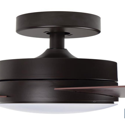 Ventilador de techo en madera con 3 aspas y luz led | Motor DC (bajo consumo) y potencia de 55 W