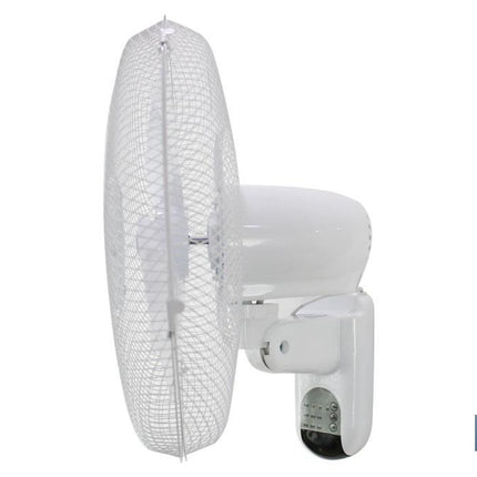 Ventilador de pared con temporizador y mando a distancia | Potencia de 50 W