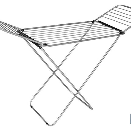 Tendedero de Suelo | Con Alas Plegables | Fabricado en Acero Inoxidable y Polipropileno