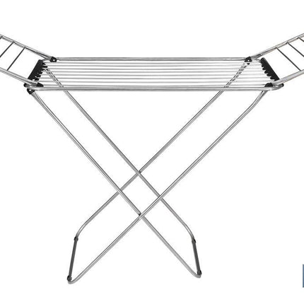 Tendedero de Suelo | Con Alas Plegables | Fabricado en Acero Inoxidable y Polipropileno