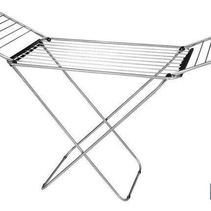 Tendedero de Suelo | Con Alas Plegables | Fabricado en Acero Inoxidable y Polipropileno