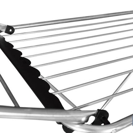 Tendedero de Suelo | Con Alas Plegables | Fabricado en Acero Inoxidable y Polipropileno