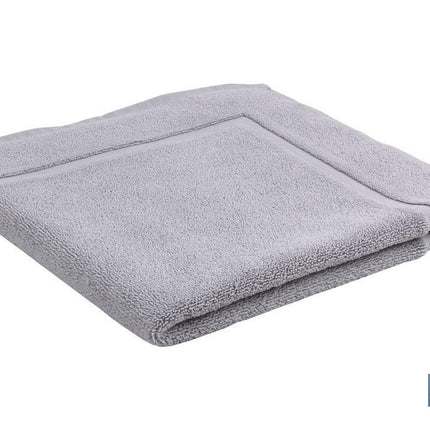 Alfombra de baño Modelo Perlan | Color Gris Perla | 100% Algodón | Gramaje 1000 g/m² | Medidas 60 x 60 cm