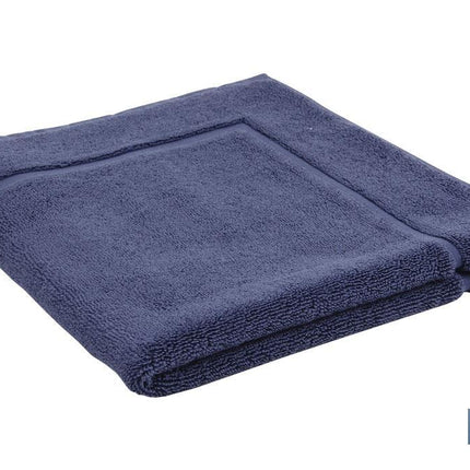 Alfombra Baño | Modelo Marín | Color Azul Marino | 100% Algodón | Gramaje 1000g/m² | Medidas 60 x 60 cm