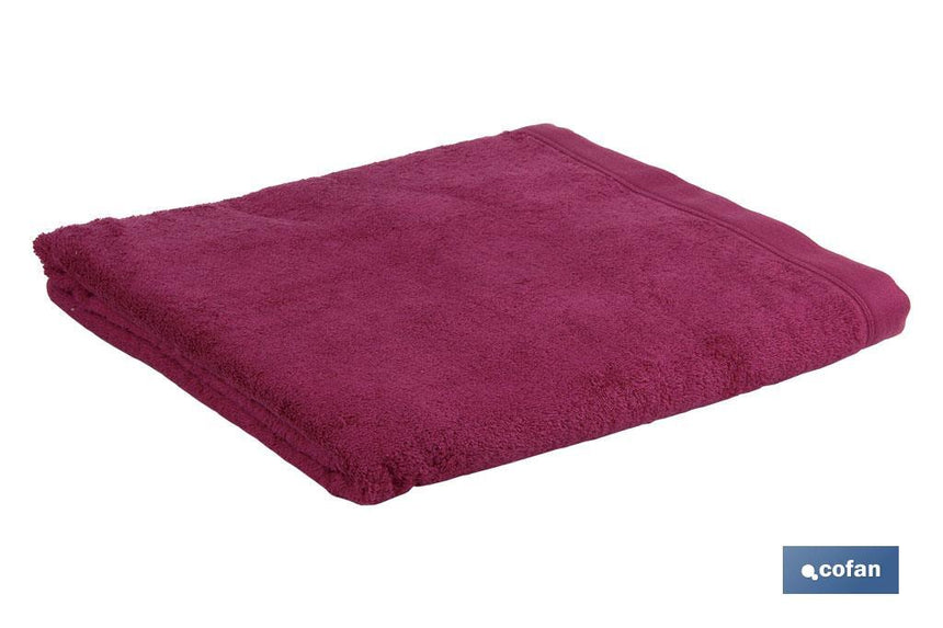 Toalla de tocador | Modelo Mar Rojo | Color Púrpura | 100% Algodón | Gramaje 580g/m² | Medidas 30 x 50 cm
