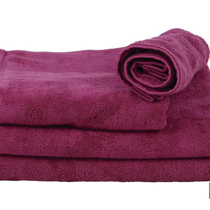 Toalla de baño | Modelo Mar Rojo | Color Púrpura | 100% Algodón | Gramaje 580g/m² | Medidas 100 x 150 cm