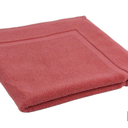 Alfombra de Baño | Modelo Jamaica | Color Coral | 100% Algodón | Gramaje 1000g/m² | Medidas 60 x 60 cm