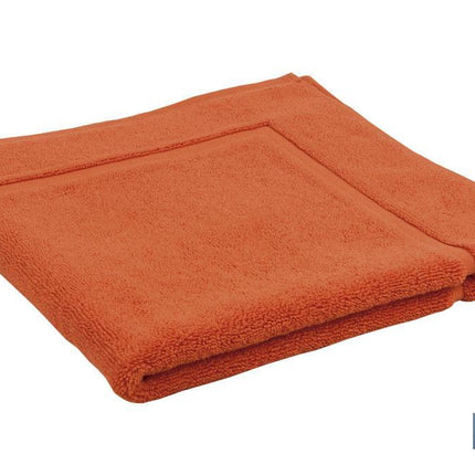 Alfombra Baño | Color Orange | Modelo Amanecer | 100% Algodón | Gramaje 1000g/m² | Medidas 60 x 60 cm