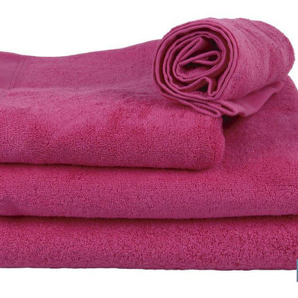 Toalla Tocador | Color Fucsia | Modelo Primavera | 100% Algodón | Gramaje 580g/m² | Medidas 30 x 50 cm