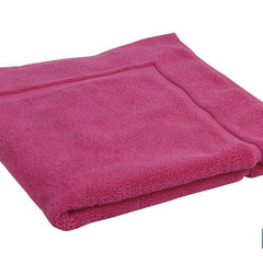 Alfombra Baño | Color Fucsia | Modelo Primavera | 100% Algodón | Gramaje 1000g/m² | Medidas 60 x 60 cm