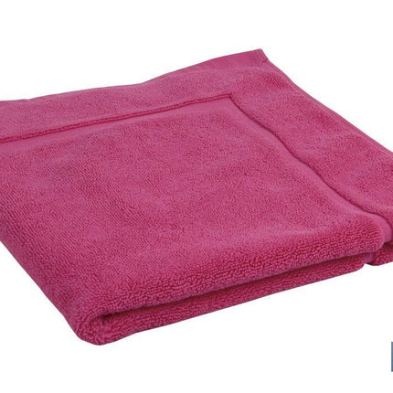 Alfombra Baño | Color Fucsia | Modelo Primavera | 100% Algodón | Gramaje 1000g/m² | Medidas 60 x 60 cm