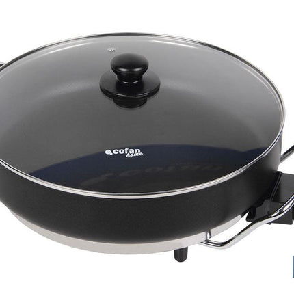 Sartén Eléctrica Modelo Belice | 1500 W | Base de acero con revestimiento adherente | Diámetro 36 cm