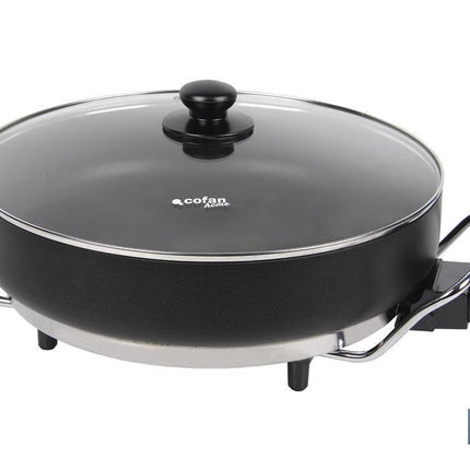 Sartén Eléctrica Modelo Belice | 1500 W | Base de acero con revestimiento adherente | Diámetro 36 cm