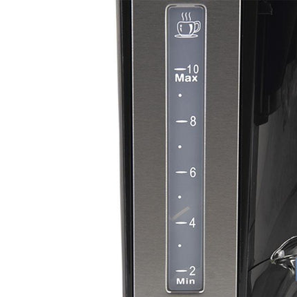 Cafetera Eléctrica por Goteo | Modelo Margot | Potencia 870W | Capacidad 10 Tazas | Capacidad 1,25 L | Diseño Fino y Elegante