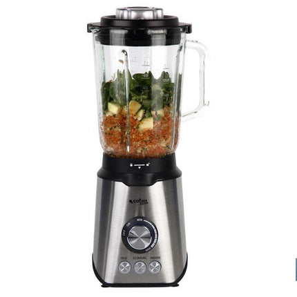 Batidora de vaso | Potencia 1000 W | Capacidad de 1,7 litros | Fabricada en acero inoxidable y vidrio