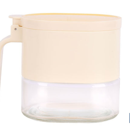Azucarero o salero de vidrio 380 ml con tapa | Cucharilla incluida | Adecuada para azúcar, sal, café, especias