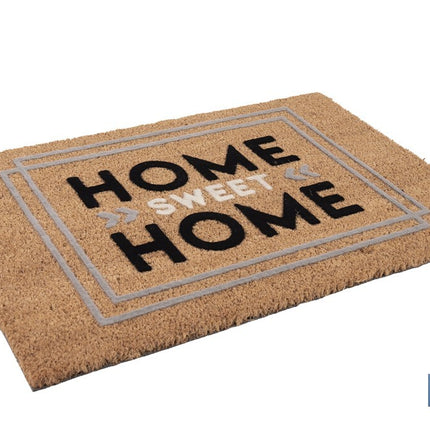 Felpudo para interior con diseño Home | Elaborado de coco floqueado y poliéster | Medidas: 40 x 60 x 1,60 cm
