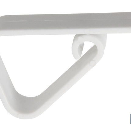 Pack de 12 Pinzas para sujetar manteles | Fabricadas en PVC blanco | Clips sujetamanteles flexibles y resistentes
