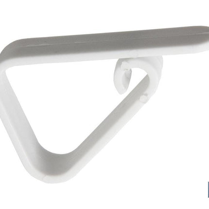 Pack de 12 Pinzas para sujetar manteles | Fabricadas en PVC blanco | Clips sujetamanteles flexibles y resistentes
