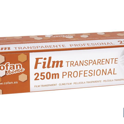 Film Transparente para uso profesional | Estuche con sierra de corte| Especial para usar en cocina