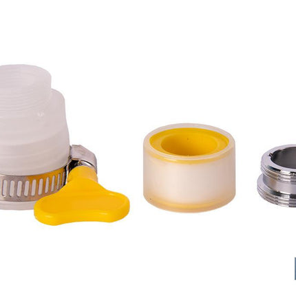 Aireador extensor multifunción 4 en 1 para grifo de cocina | Aireador giratorio 360° | Conector de latón M22-M24