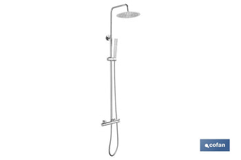 Columna de Ducha con Grifo Monomando Cromado | Con Filtro de Ahorro de Agua