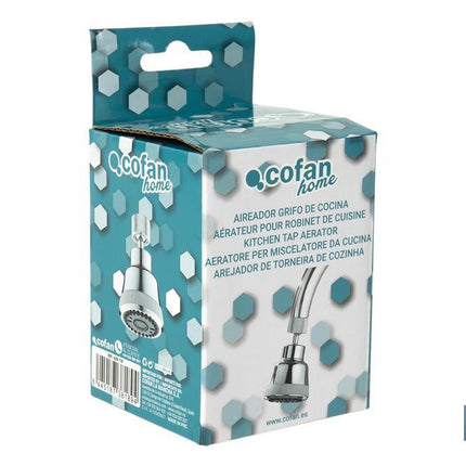 Aireador de grifo con 4 funciones para grifos de cocina | Métrica 22 | Medidas: 5,8 x 8 cm