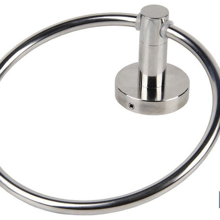 Toallero Circular de Acero Inoxidable 304 Brillo | Modelo Lagoa | Medida 18 x 1 x 65 cm