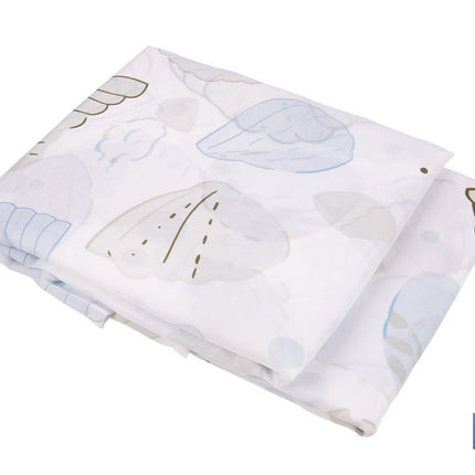 Cortina de baño impermeable con motivos marinos para ducha | Secado rápido, lavable, incluye anillas | Medidas: 220 x 200 cm