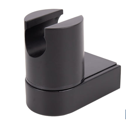 Soporte de ducha para pared | Material: ABS resistente | Soporte ajustable | Medidas: 4 x 6 x 6,5 cm | Disponible en acabado negro