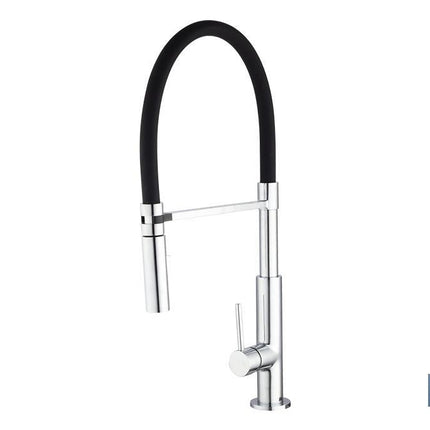 Grifo para Cocina Monomando | Tubo Flexible | Color Negro
