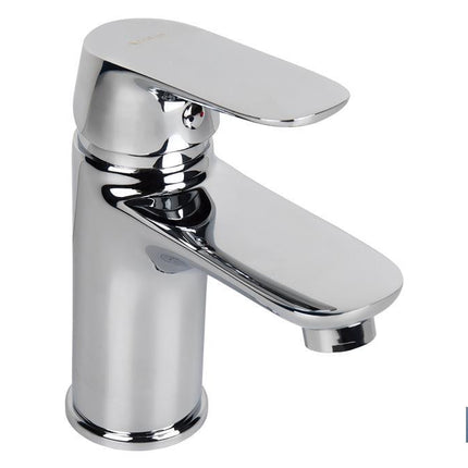 Grifo para Lavabo Monomando | Medida 40 mm | Modelo Rift | Fabricado en Latón con Acabado en Cromado y Mando en Aleación de Zinc