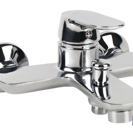 Grifo de Bañera Monomando | Medida 40 mm | Modelo Rift | Fabricado en Latón con Acabado en Cromado