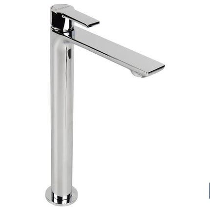 Grifo para Lavabo Alto Monomando | Medida 25 mm | Modelo Matheson | Fabricado en Latón con Acabado en Cromado