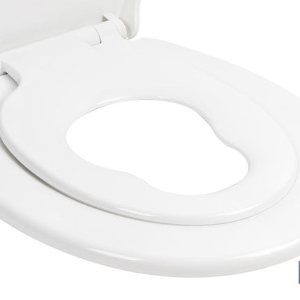 Tapa de WC familiar oval | Material: polipropileno | Cierre lento y silencioso