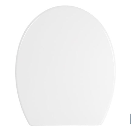 Tapa de WC | Con botón de liberación rápida | Forma oval | Material: polipropileno | Cierre lento y silencioso