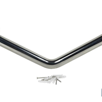 Barra de Apoyo con Ángulo de 135º | Material: Acero Inoxidable 304 | Medidas: 26 x 26 cm
