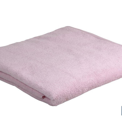 Juego de 3 toallas de color rosa claro con 580 g/m2 | Gama Flor | Set de toallas 100 % de algodón