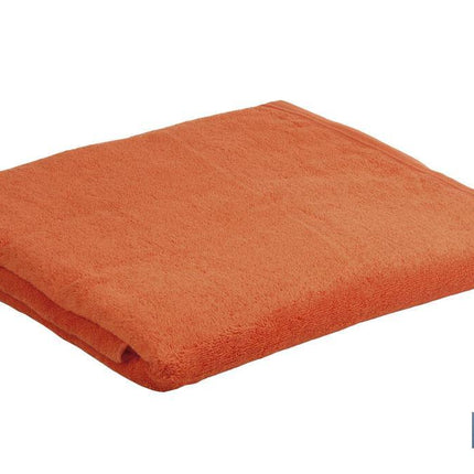 Juego de 3 toallas de color naranja (orange) con 580 g/m2 | Gama Amanecer | Set de toallas 100 % de algodón