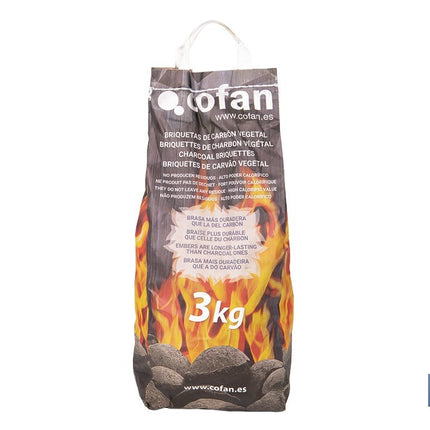 Briquetas Carbón vegetal 3kg