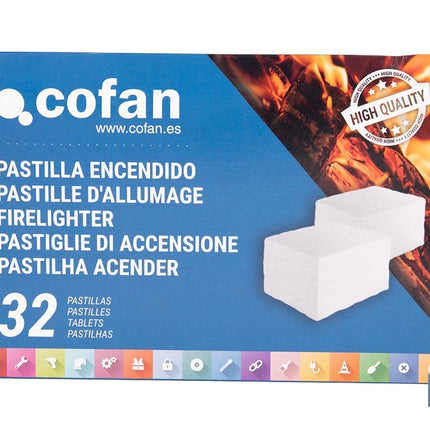 Pastillas de encendido para Barbacoa | Envase de 32 unidades | Rápido y Limpio