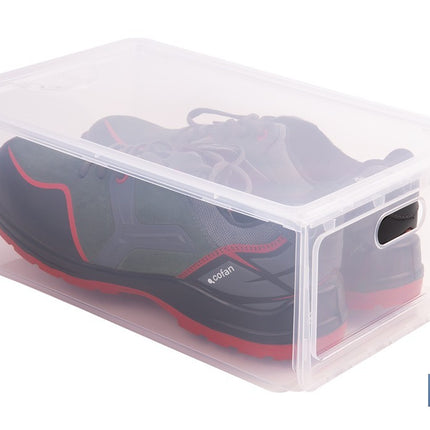 Zapatero apilable transparente | Organizador de zapatos | Medidas: 35,5 x 24,5 x 13,5 cm