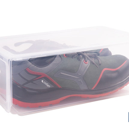 Zapatero apilable transparente | Organizador de zapatos | Medidas: 35,5 x 24,5 x 13,5 cm