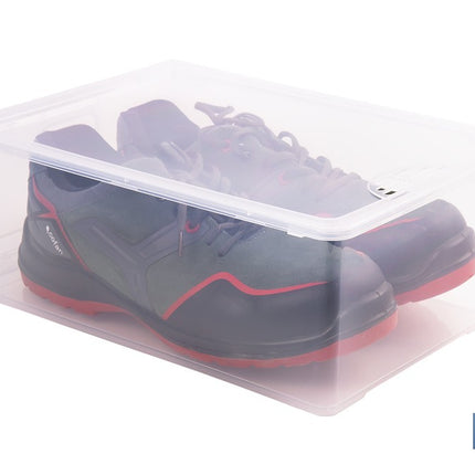 Zapatero apilable transparente | Organizador de zapatos | Medidas: 35,5 x 24,5 x 13,5 cm