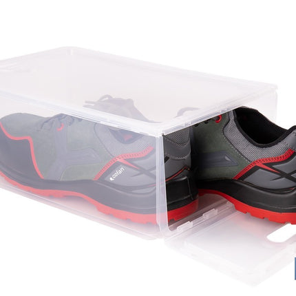 Zapatero apilable transparente | Organizador de zapatos | Medidas: 35,5 x 24,5 x 13,5 cm