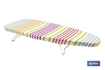 Tabla de planchar de sobremesa | Compacta y ligera | Ideal para viajes y espacios reducidos | Superficie de planchado: 74 x 33 cm