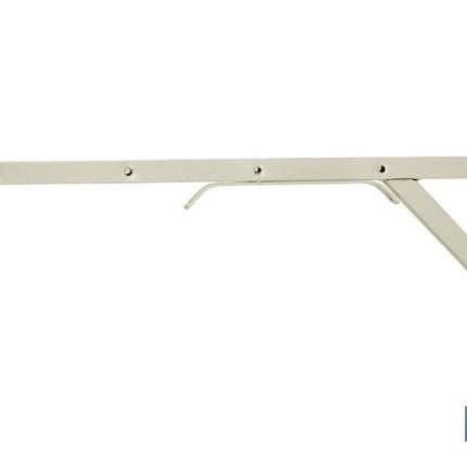 Tendedero de pared con forma de escuadra en color blanco | Medida: 50 x 20 cm