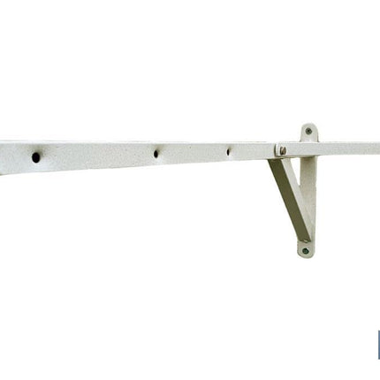 Tendedero de pared con forma de escuadra en color blanco | Medida: 50 x 20 cm