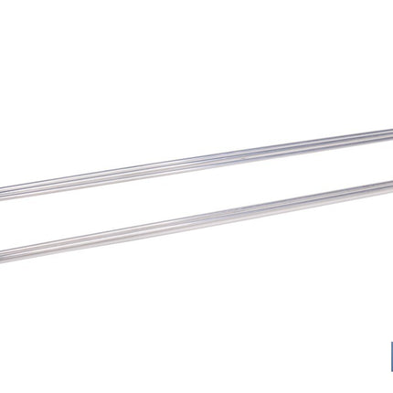 Tendedero de pared extensible en aluminio pulido | Medida: 100 cm | 5 Varillas con 5 metros de área de tendido | Ideal para Interiores y Exteriores