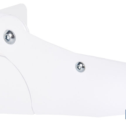Tendedero de pared abatible | 6 varillas de aluminio | Área de tendido de 4,5 m | Longitud: 75 cm | Color: blanco